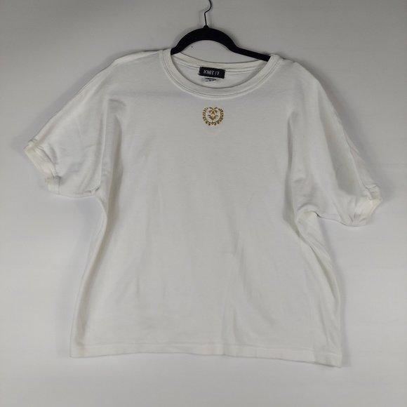 knit it White shirt size medium - Picture 1 of 10